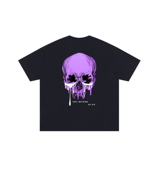 FEEL NOTHING Skull Graphic Tee
